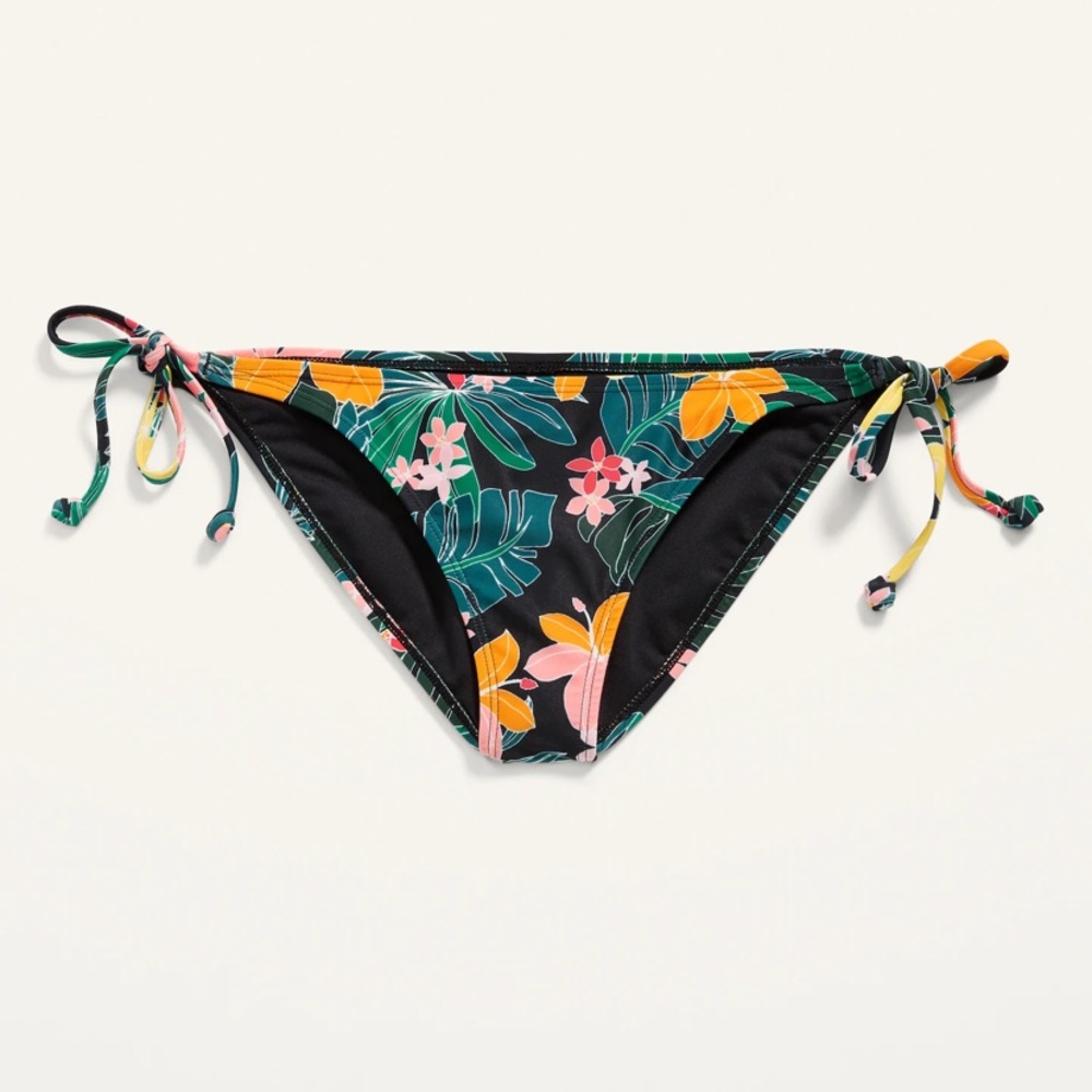 Low-Rise String Bikini Swim Bottoms for Women